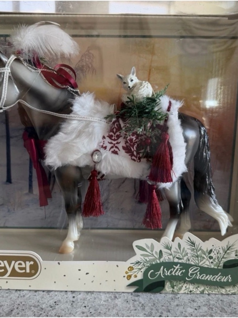 Breyer Holiday Horse Arctic Grandeur Holiday Edition